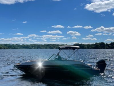 Boating on Lake Muskoka