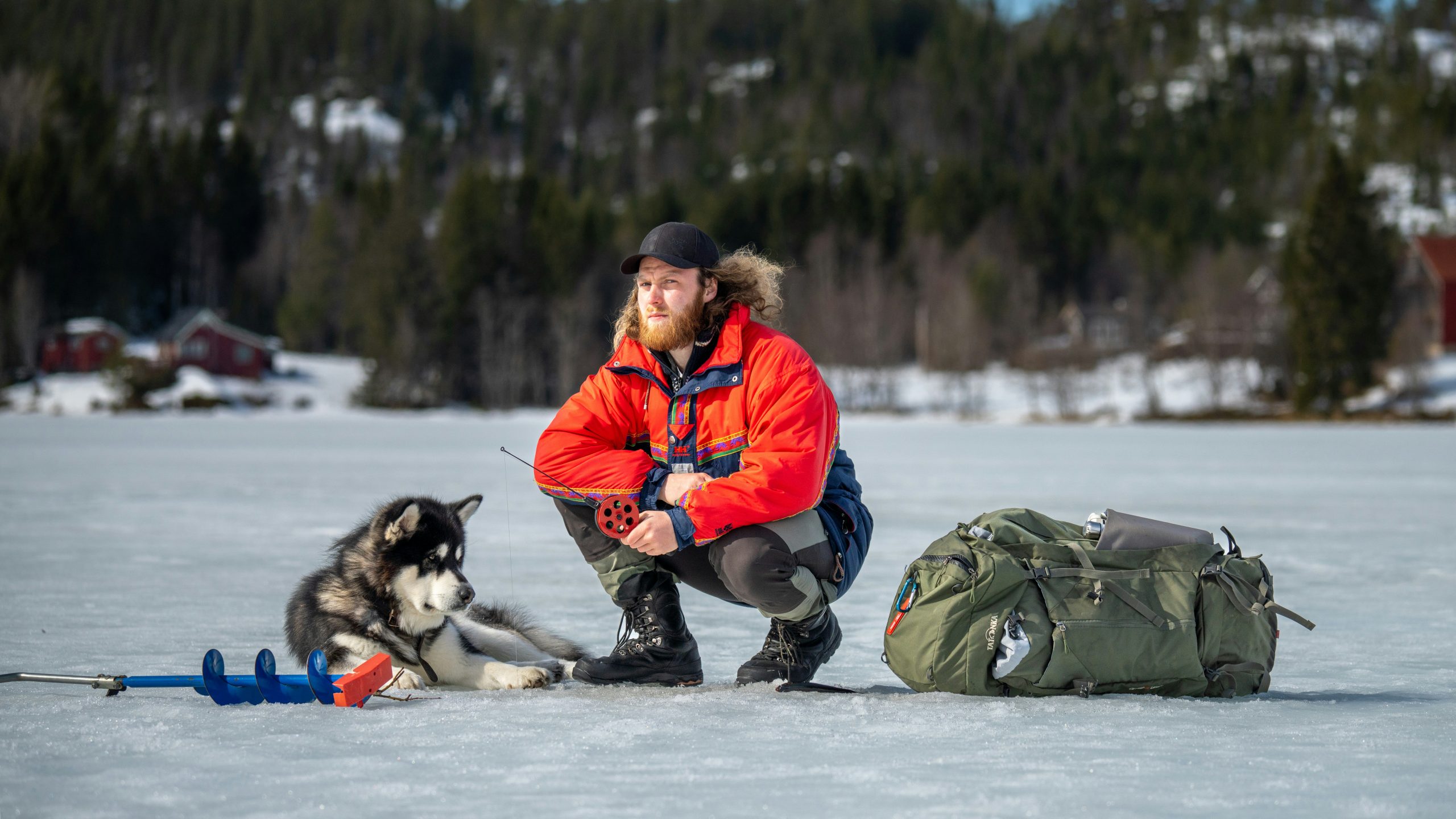 ice fishing