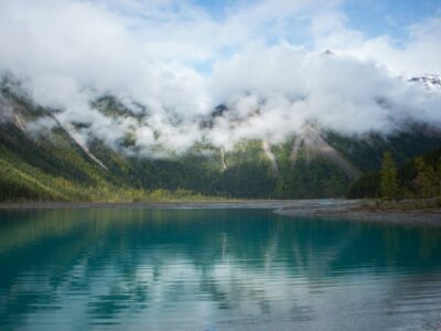 RV campgrounds on a lake