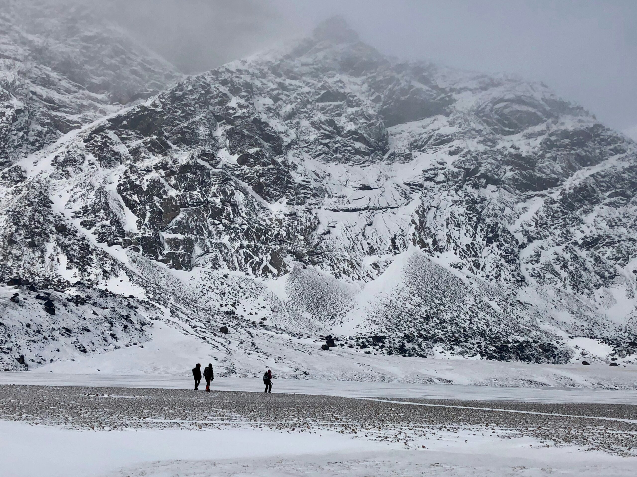 auyuittuq national park snowy mountain