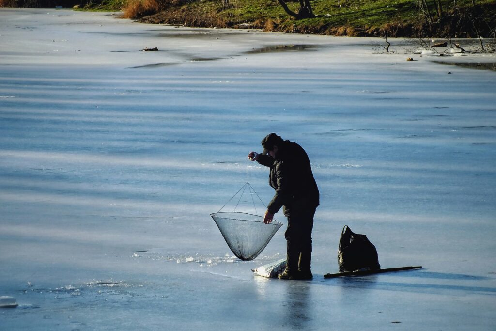 ice fishing safety x