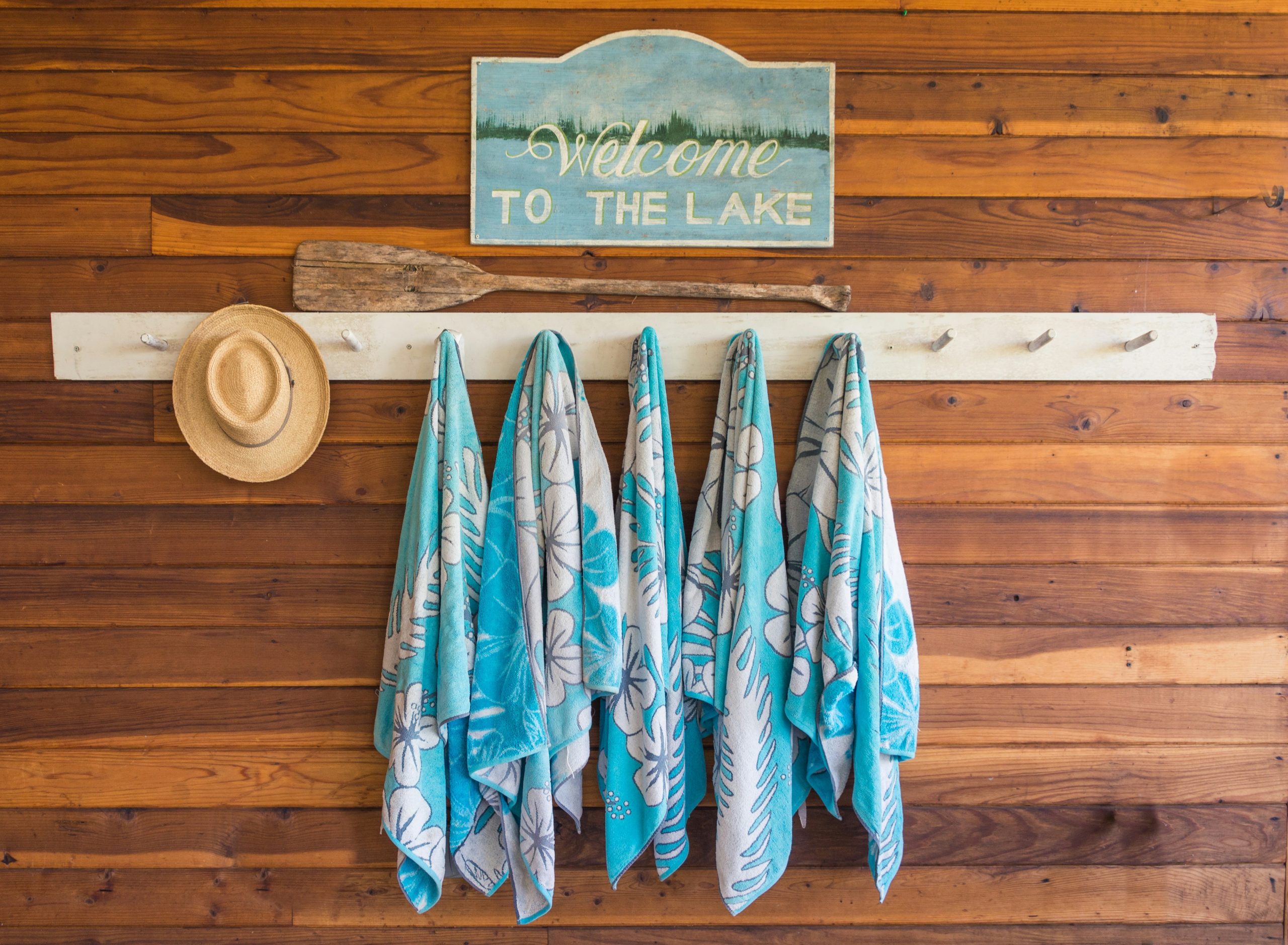 lake house entryway