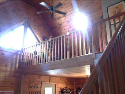 Majestic Lakefront Log Cabin in the NC High Plains