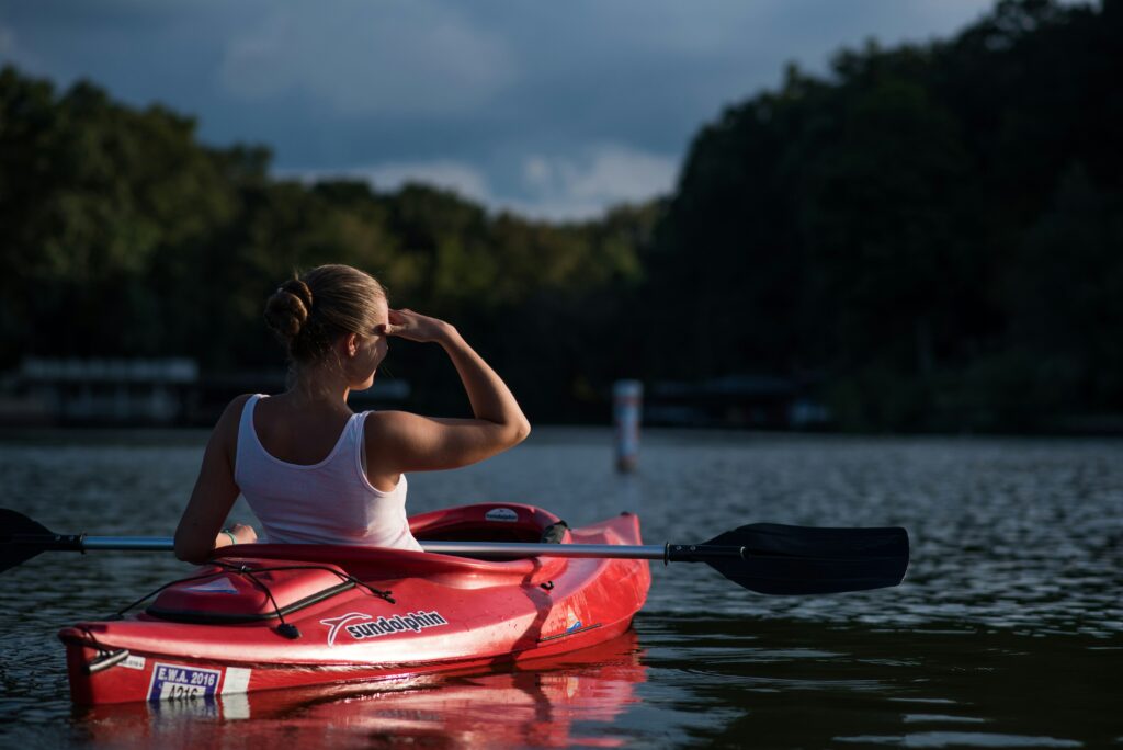 kayak paddle size