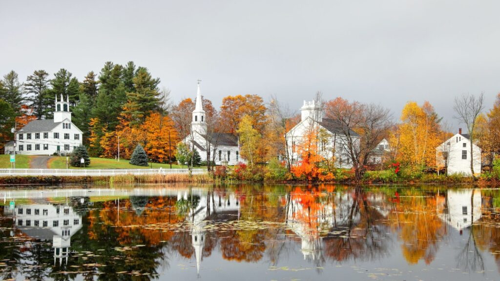 New England Fall Town