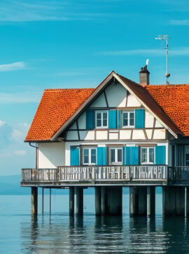 boat houses image