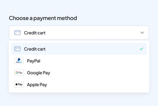 entering payment information img