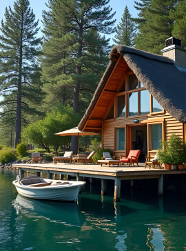 lake house image