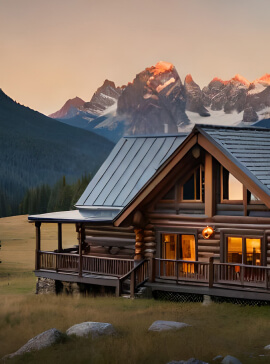 mountain cabins image