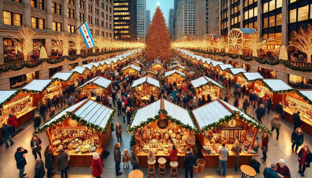 Christkindlmarket Chicago Street