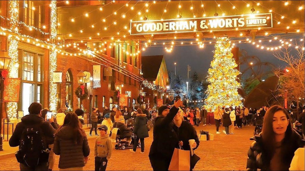 Distillery Winter Village Tree