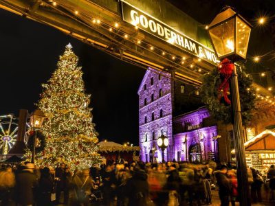 Distillery Winter Village Tree Ferris Wheel