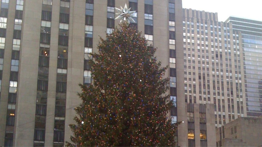 New York Christmas Rockefeller Tree