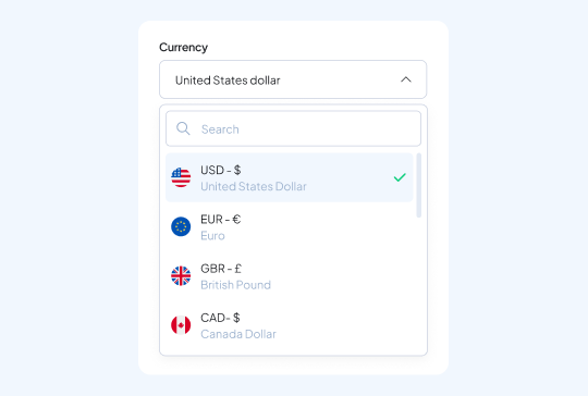 guest account currency standard